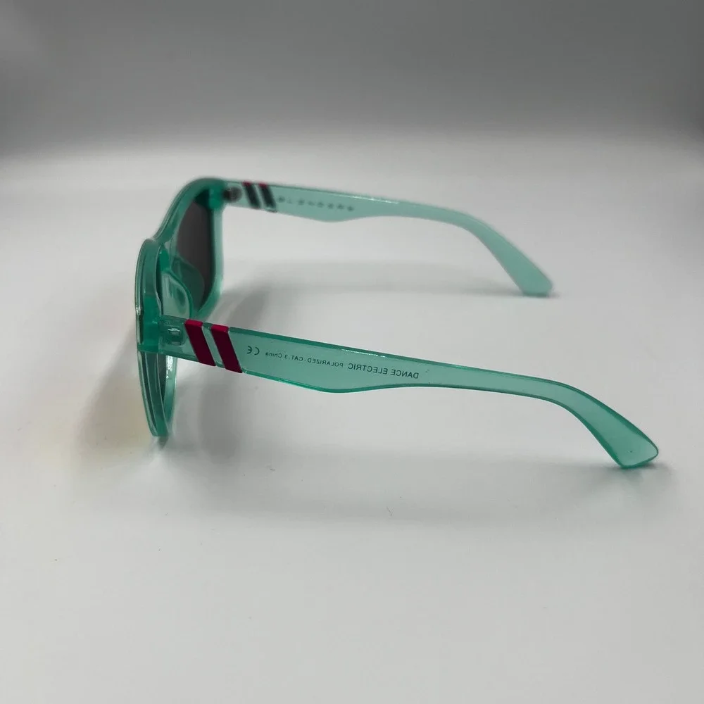 Blenders Eyewear Dance Electric Teal Polarized Sunglasses Red Orange Mirror Lens